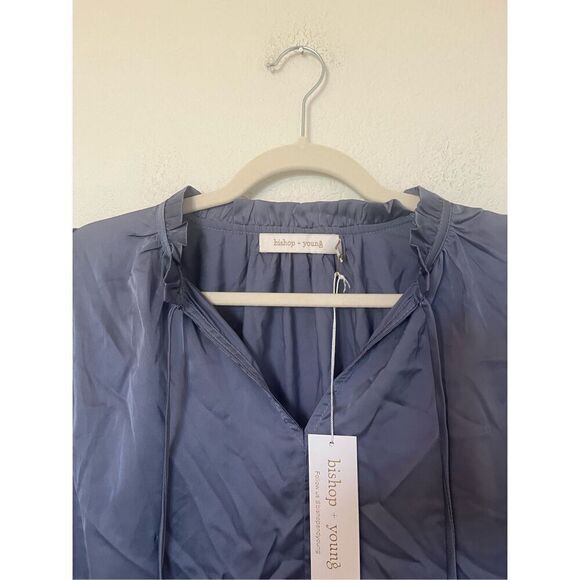 Bishop + Young Nikki Flutter Sleeve Top NEW NWT - Picture 3 of 5